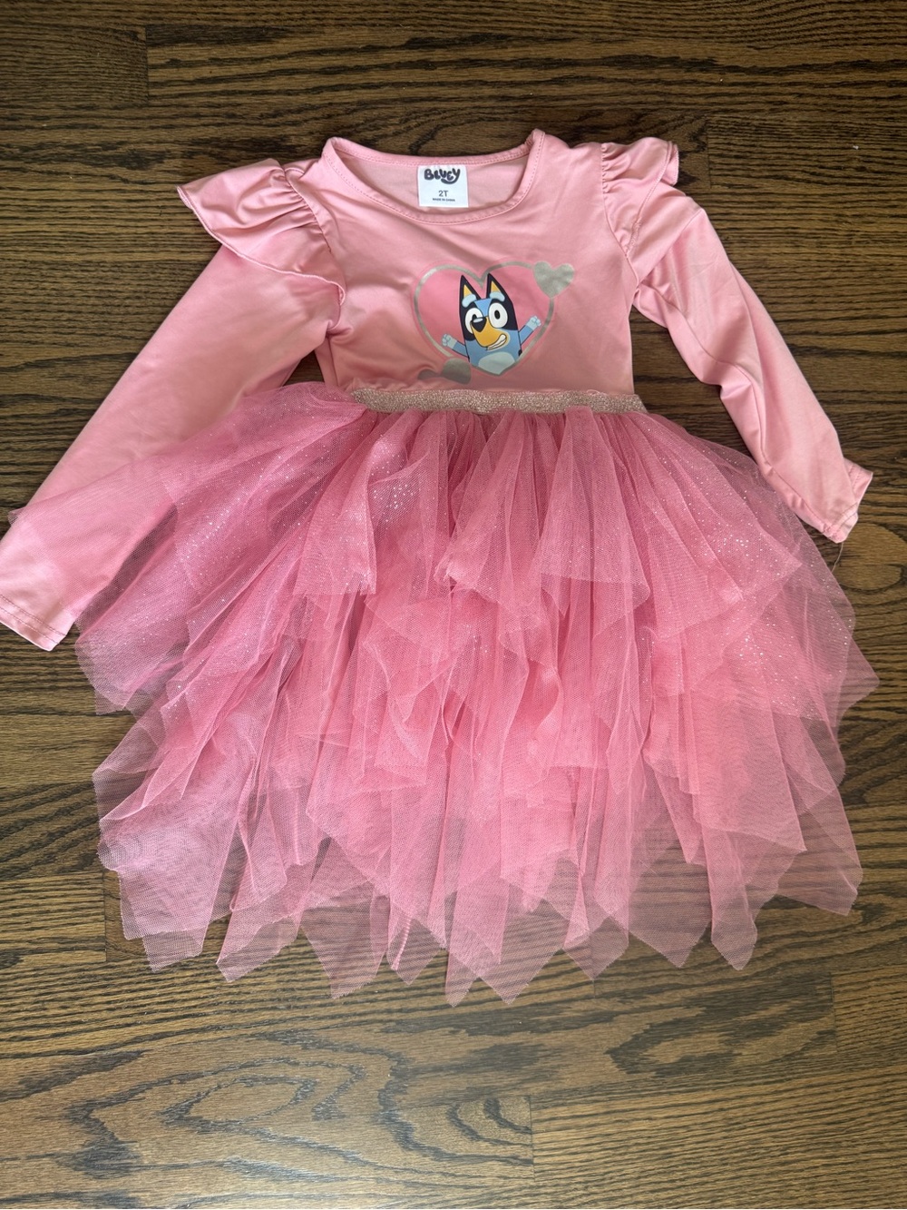 Bluey Pink Tulle Tutu Dress by Disney/Baby